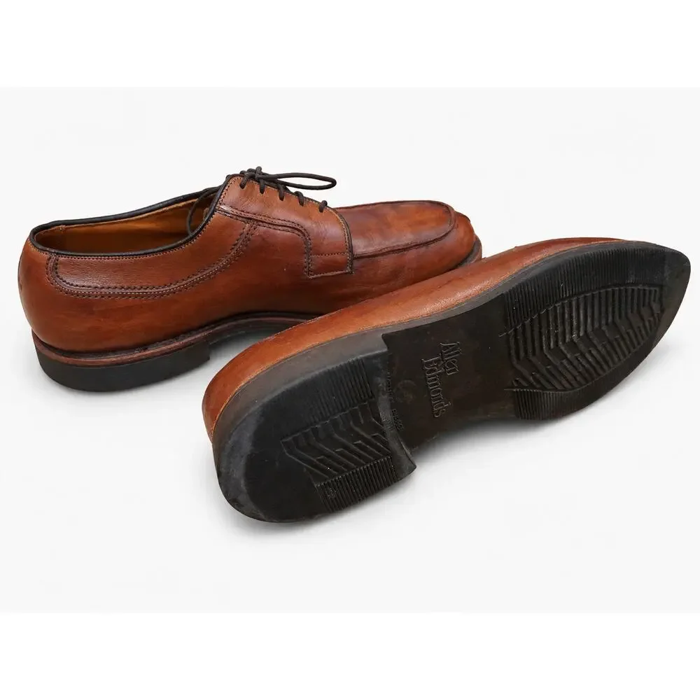 Allen Edmonds Stockbridge Chili Leather Split Toe Derby SIZE 9.5 D 3754